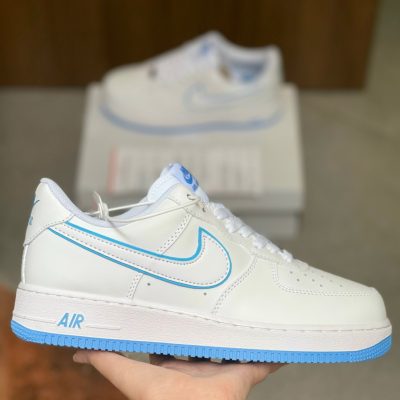 Giày Nike Air Force 1 'White University Blue' Like Auth 02
