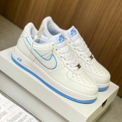 Giày Nike Air Force 1 'White University Blue' Like Auth 03