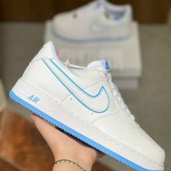 Giày Nike Air Force 1 'White University Blue' Like Auth 05
