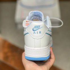 Giày Nike Air Force 1 'White University Blue' Like Auth 09