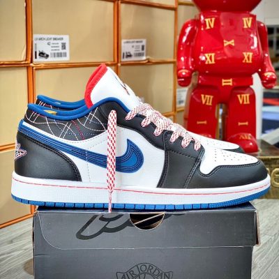 Giày Nike Air Jordan 1 Low 'Blue Sashiko' Like Auth 01