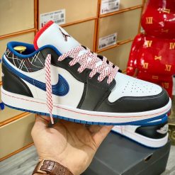 Giày Nike Air Jordan 1 Low 'Blue Sashiko' Like Auth 08