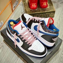 Giày Nike Air Jordan 1 Low 'Blue Sashiko' Like Auth 09