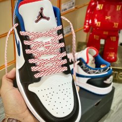 Giày Nike Air Jordan 1 Low 'Blue Sashiko' Like Auth 14