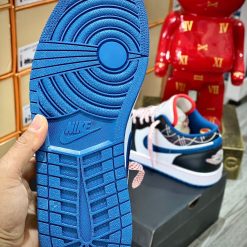 Giày Nike Air Jordan 1 Low 'Blue Sashiko' Like Auth 16