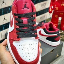 Giày Nike Air Jordan 1 Low 'Reverse Black Toe' Like Auth 09