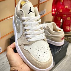 Giày Nike Air Jordan 1 Low SE “Heavy Tan Leather” Like Auth 06