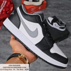 Giày Nike Air Jordan 1 Low 'Smoke Grey V3' Like Auth