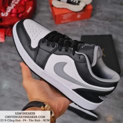 Giày Nike Air Jordan 1 Low 'Smoke Grey V3' Like Auth (5)