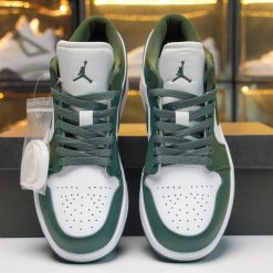 Giày Nike Air Jordan 1 Low 'White Galactic Jade' Like Auth 03