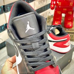 Giày Nike Air Jordan 1 Low ‘Bred Toe’ Like Auth 11
