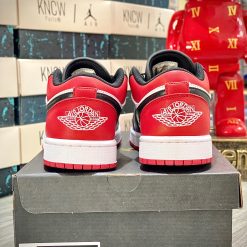 Giày Nike Air Jordan 1 Low ‘Bred Toe’ Like Auth 12