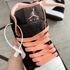 Giày Nike Air Jordan 1 Mid Peach Mocha Hồng Cam