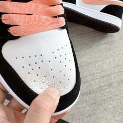 Giày Nike Air Jordan 1 Mid Peach Mocha Hồng Cam