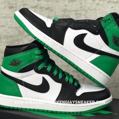 Giày Nike Air Jordan 1 Retro High OG ‘Lucky Green’ Like Auth 01
