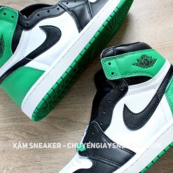 Giày Nike Air Jordan 1 Retro High OG ‘Lucky Green’ Like Auth 03