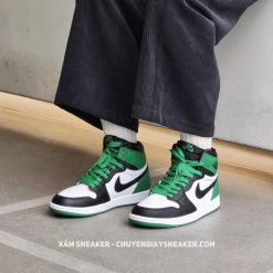 Giày Nike Air Jordan 1 Retro High OG ‘Lucky Green’ Like Auth 07