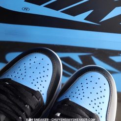 Giày Nike Air Jordan 1 Retro High OG ‘UNC Toe’ Like Auth 06