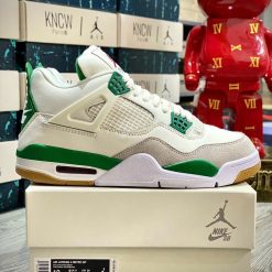 Giày Nike Air Jordan 4 Retro 'Pine Green' Like Auth 00
