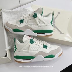 Giày Nike Air Jordan 4 Retro 'Pine Green' Like Auth (3)