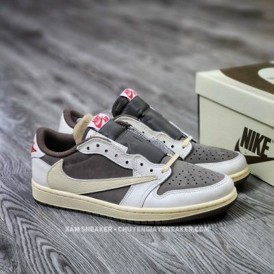 Giày Nike Travis Scott X Air Jordan 1 Low ‘ Reverse Mocha’ Best Quality 00