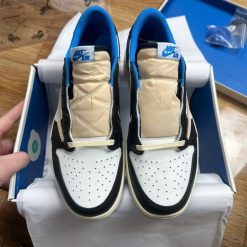 Giày Nike Travis Scott X Air Jordan 1 Low ‘Fragment Blue’ Best Quality 02