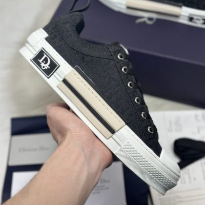 Giày Converse X Dior B23 Low Top Sneaker 'Black Dior Oblique' Like Auth 01