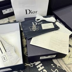 Giày Converse X Dior Kaws B23 Low Top White Dior Oblique Like Auth 08