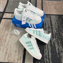 Giày Adidas Superstar Cappuccino Green Like Auth