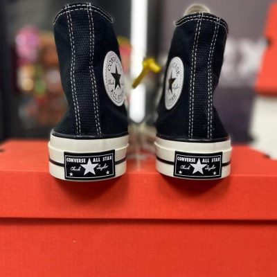 Giày Converse Chuck Taylor 1970s All Star Black/White Cổ Cao - Xám Sneaker  | Giày Sneaker Rep 1:1