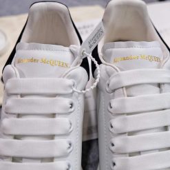 Giày Alexander McQueen Oversized Sneaker ‘White Black’ Gót Nhung Best Quality