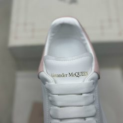 Giày Alexander McQueen Oversized Sneaker 'White Black' Gót Da