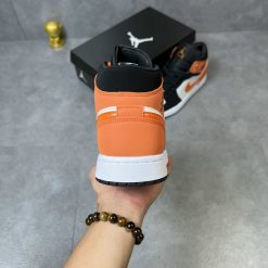 Giày Nike Air Jordan 1 Mid Orange Siêu Cấp