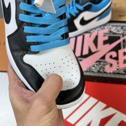 Giày Nike Air Jordan 1 Low Se Blue Rep 11