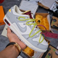 Giày Nike Off-White x Dunk Low 'Lot 25 of 50' Like Auth