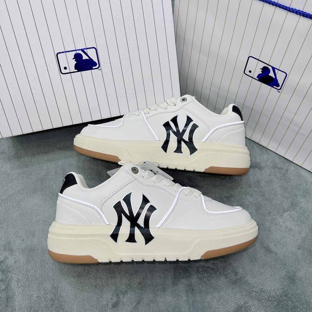 Giày MLB Chunky Liner Low New York Yankees Ivory Siêu Cấp  Xám Sneaker   Giày Sneaker Rep 11
