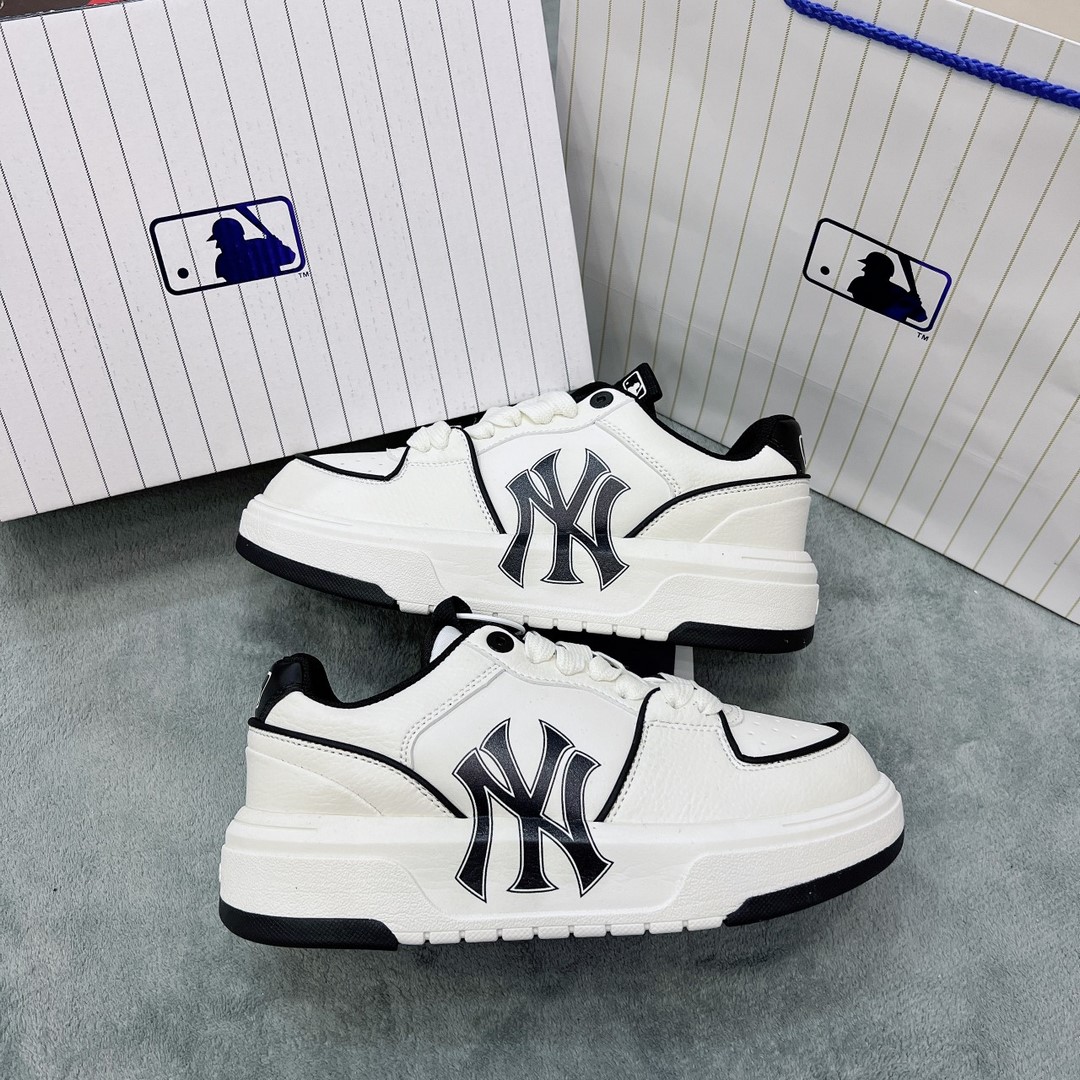 Giày MLB Chunky Liner New York Yankees Beige  Siêu Cấp  YoYo1 Sneaker