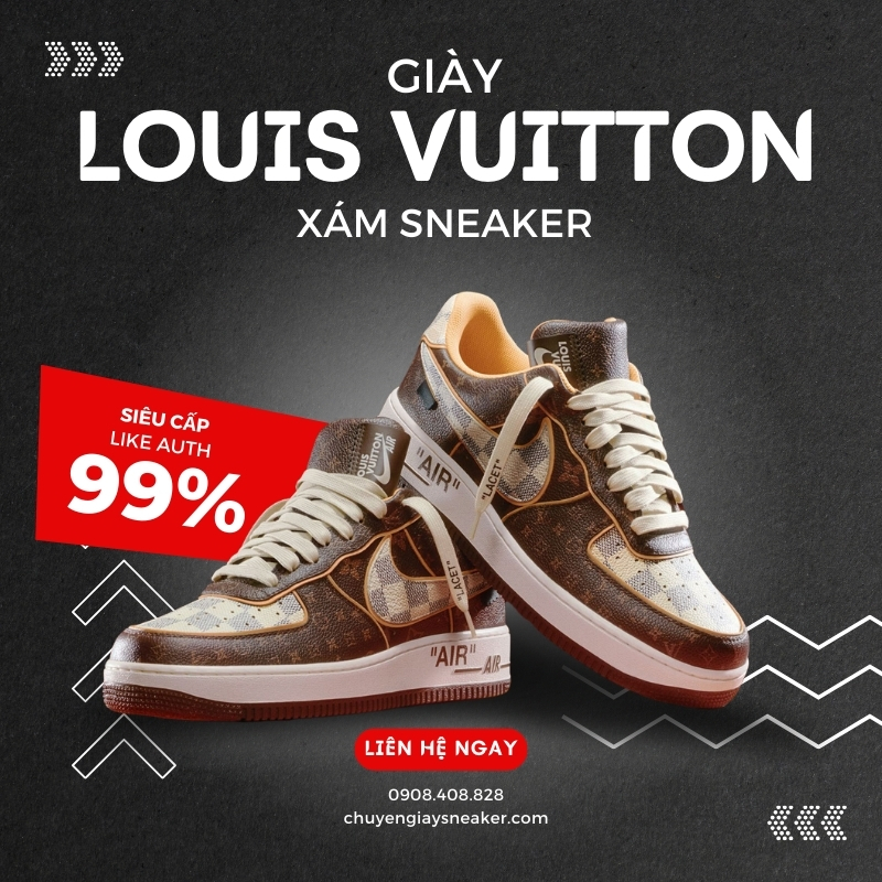 Xám Sneaker là cửa hàng chuyên cung cấp các mẫu giày LV Rep 1 1Hà Nội và Hồ Chí Minh uy tín