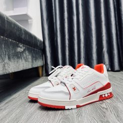Giày Louis Vuitton Trainer White Red Best quality