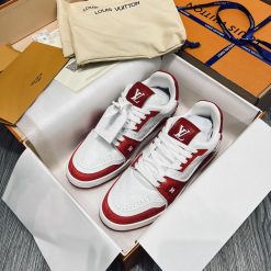 Giày Louis Vuittion  Trainer Red White Best Quality