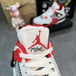 Giày Nike Air Jordan 4 Fire red  Siêu Cấp