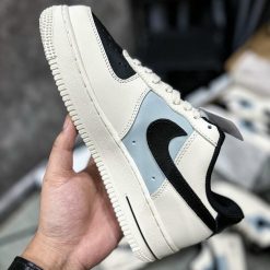Giày Nike Air Force 1 Cream Black White Siêu Cấp