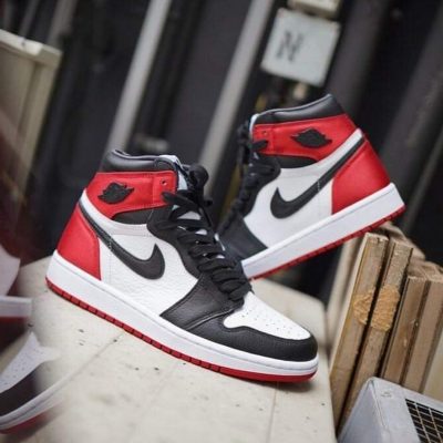 Giày Nike Air Jordan 1 Retro High OG ‘Black Toe’ Like Auth
