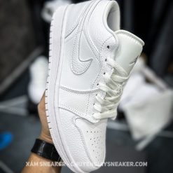 Giày Nike Air Jordan 1 Low 'Triple White' Like Auth