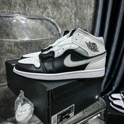 Giày Nike Air Jordan 1 Mid 'White Shadow' Like Auth