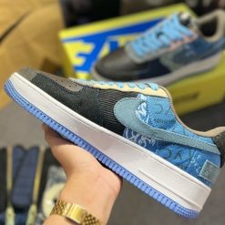 Giày Nike Air Force 1 Travis Scott 'Zipper Astroworld Blue'