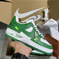 Giày Nike Force 1 Louis Vuittion Green Like Auth