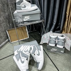 Giày Nike Jordan High Xám Grey Like Auth