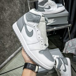Giày Nike Jordan High Xám Grey Like Auth